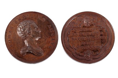 Lot 897 - Death of Thomas Snelling, 1773: a copper medal