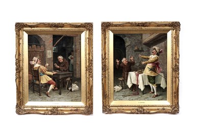 Lot 991 - Giovanni Garinei - Tavern Scenes | oil