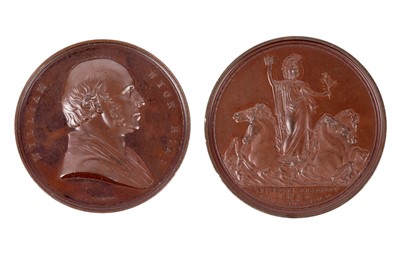 Lot 900 - William Wyon, 1854: a copper medal