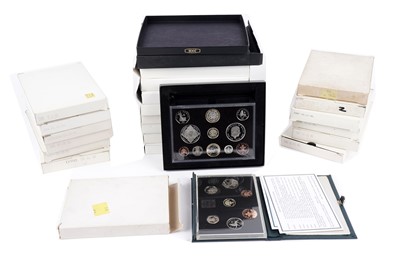 Lot 906 - Royal Mint QEII annual coin presentation packs