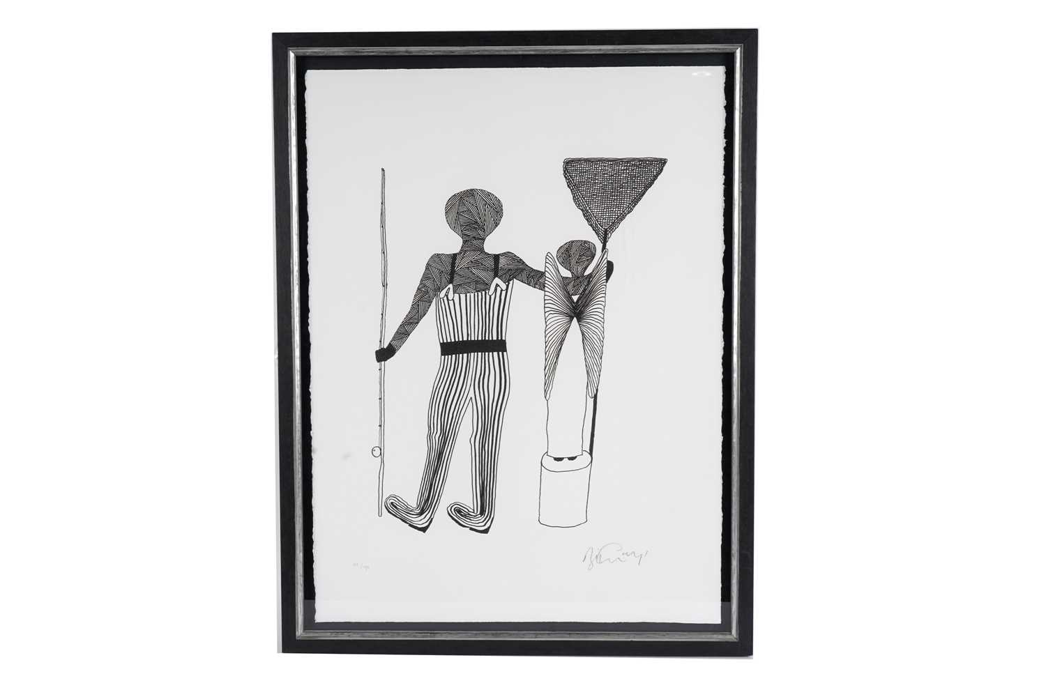 Lot 68 - Billy Connolly – The Angler and the Angel | giclee print
