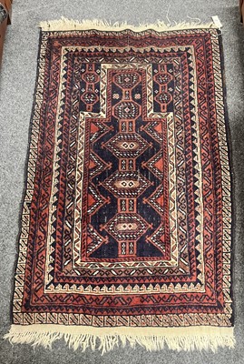 Lot 132A - A Caucasian prayer rug