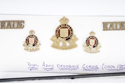 Lot 15 - Electrical British Military Regimental cap badges, collar badges and titles