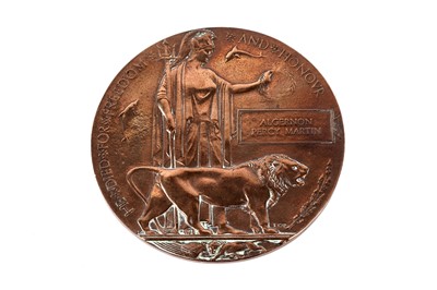 Lot 110 - A First World War memorial plaque