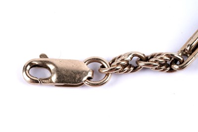 Lot 61 - A yellow gold bracelet
