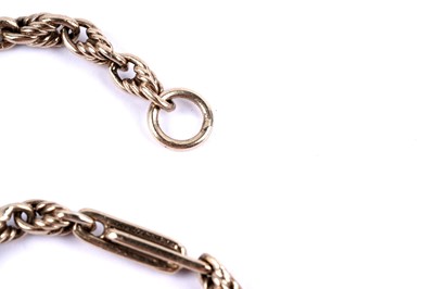 Lot 61 - A yellow gold bracelet