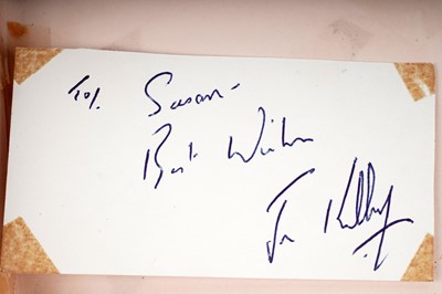 Lot 198 - A 1963 Beatles signed ticket stub; and autograph album