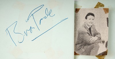 Lot 198 - A 1963 Beatles signed ticket stub; and autograph album