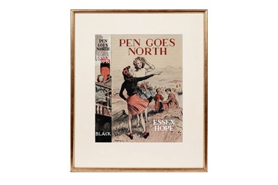 Lot 930 - Douglas Wynne - Original book cover illustration for "Pen Goes North" | watercolour