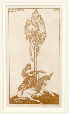 Lot 901 - Thomas Sturge Moore - Unicorn Imprint | wood engraving