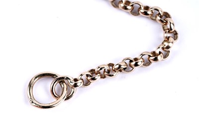 Lot 34 - A gold chain necklace