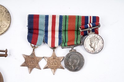 Lot 221 - A collection of First and Second World War medals