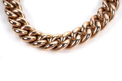 Lot 598 - An antique yellow gold bracelet