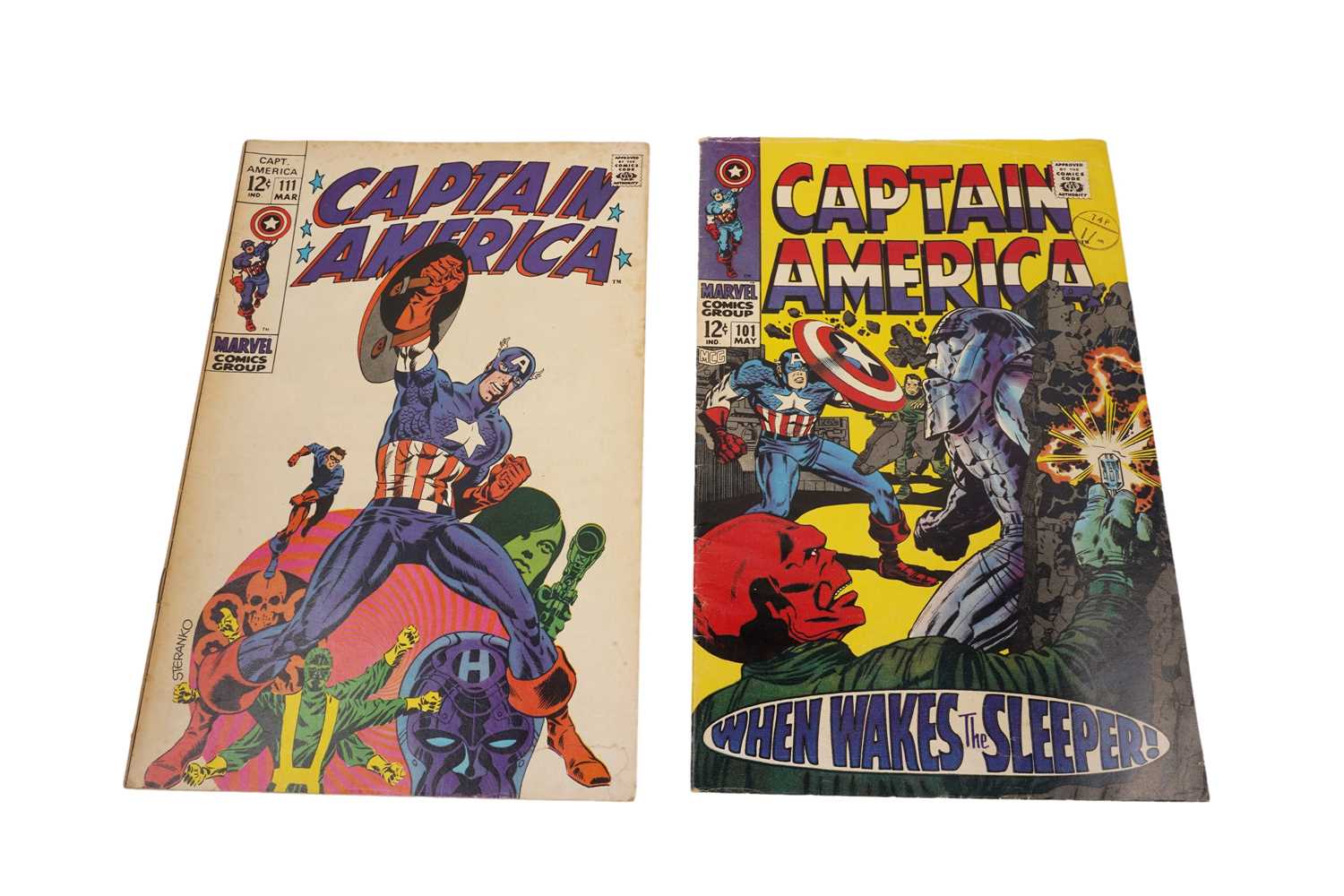 Lot 770 - Captain America No’s. 101 and 111 by Marvel Comics