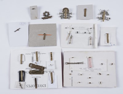 Lot 31 - Lancers regiment cap badges, collar badges, buttons, titles and other items