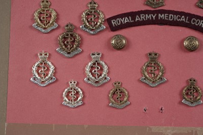 Lot 61 - A selection of Royal Army Medical Corps badges