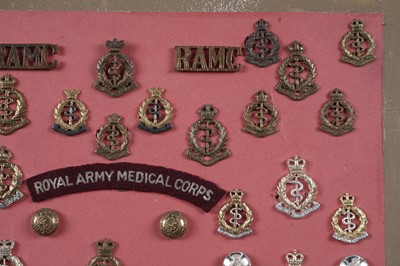 Lot 61 - A selection of Royal Army Medical Corps badges