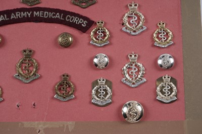 Lot 61 - A selection of Royal Army Medical Corps badges