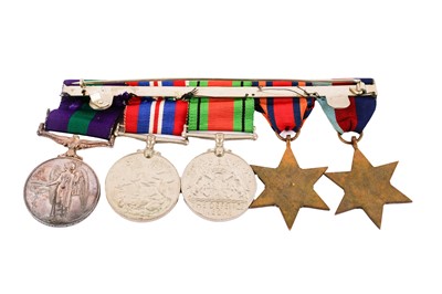 Lot 222 - A group of Second World War and later medals