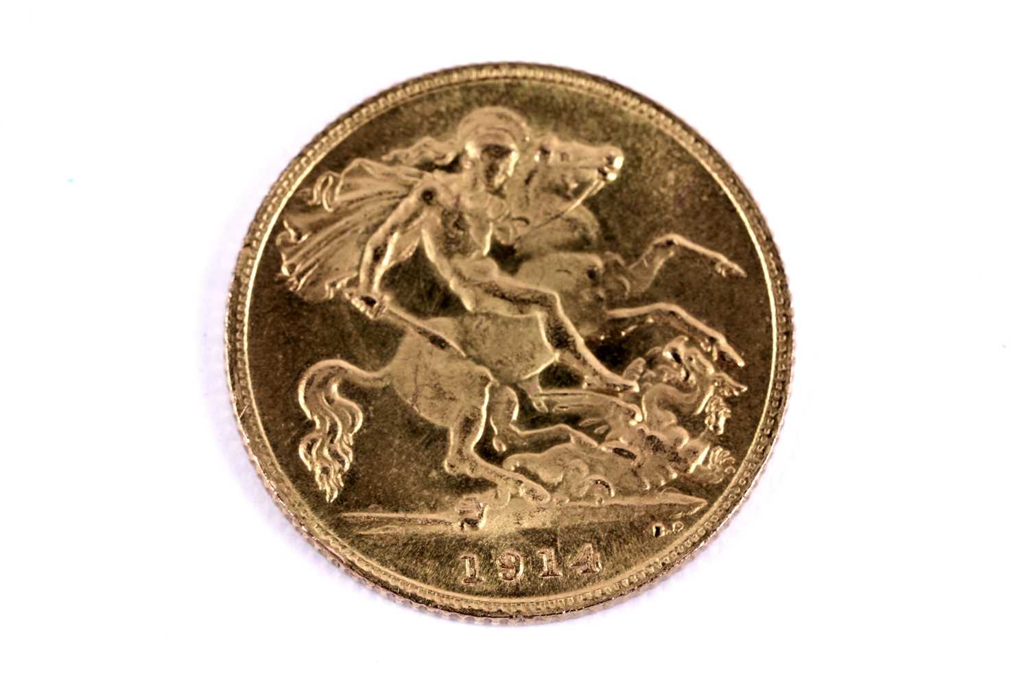 Lot 92 - A George V gold half sovereign