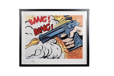 Lot 827 - Dave White - Bang Bang | screenprint