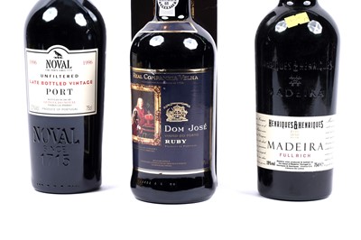Lot 392 - Three bottles of port