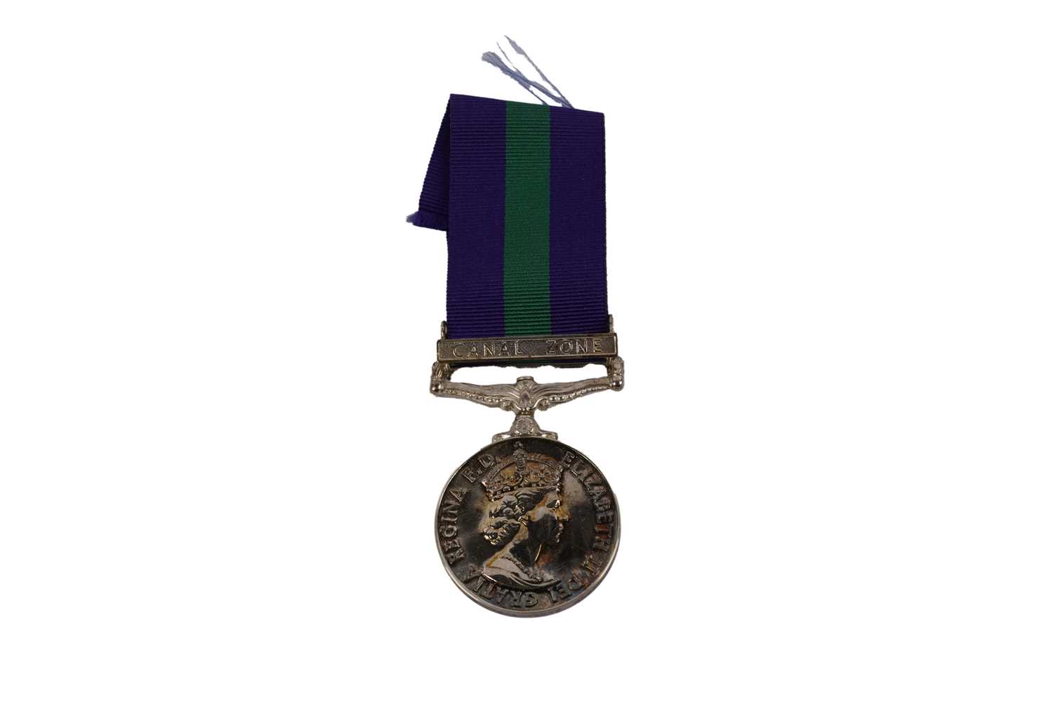 Lot 224 - A Queen Elizabeth II general service medal with Canal Zone clasp