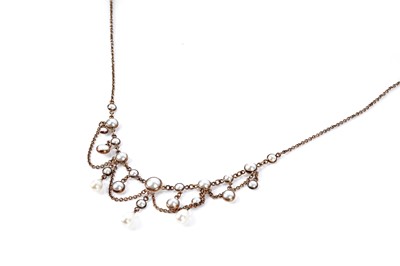 Lot 166 - Two various pearl necklaces