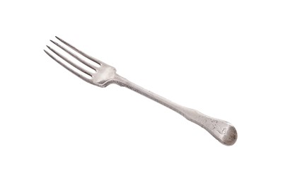Lot 164 - A rare, historical silver table fork