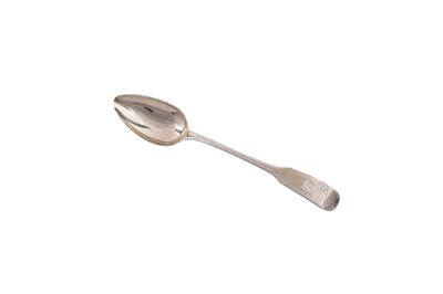 Lot 172 - A Scottish provincial silver Oar pattern teaspoon
