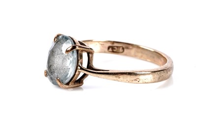 Lot 126 - A synthetic spinel ring; and pendant