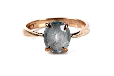 Lot 126 - A synthetic spinel ring; and pendant