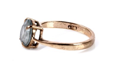 Lot 126 - A synthetic spinel ring; and pendant