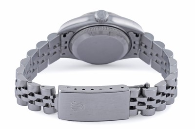 Lot 401 - Rolex Oyster Perpetual Datejust: a stainless steel cased lady's automatic wristwatch