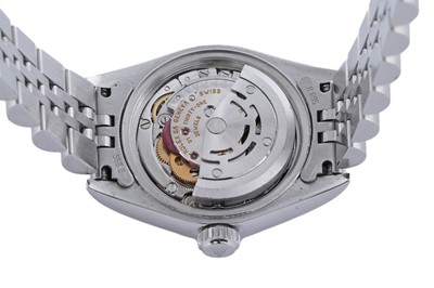 Lot 401 - Rolex Oyster Perpetual Datejust: a stainless steel cased lady's automatic wristwatch