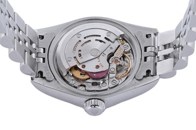 Lot 401 - Rolex Oyster Perpetual Datejust: a stainless steel cased lady's automatic wristwatch