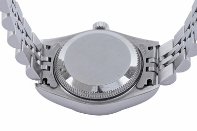 Lot 401 - Rolex Oyster Perpetual Datejust: a stainless steel cased lady's automatic wristwatch