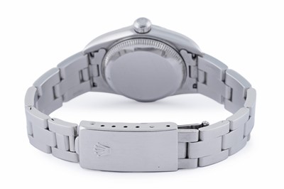 Lot 402 - Rolex Oyster Perpetual: a steel cased lady's automatic wristwatch