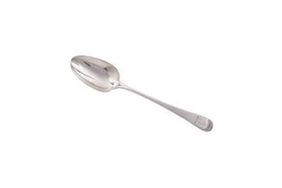 Lot 181 - A Scottish provincial silver tablespoon