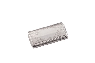 Lot 213 - A Victorian silver snuff box