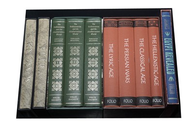Lot 313 - ﻿A selection of Folio Society books primarily relating to history and travel﻿