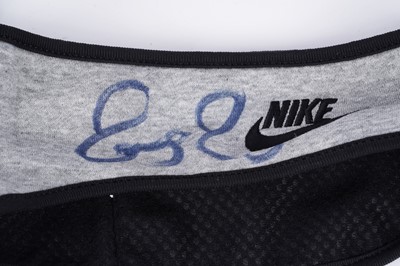 Lot 498 - Three autographed tennis racquets; and a Nike headband signed by Roger Federer