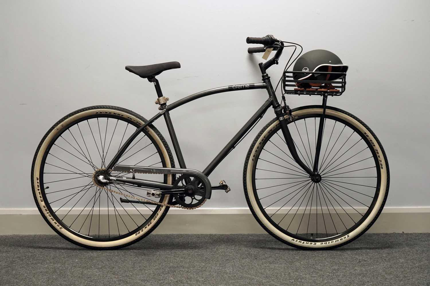 Lot 496 - A Crème bicycle
