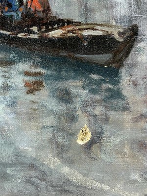 Lot 1017 - Frank Henry Mason RBA RI RSMA - The Punta della Dogana, Venice | oil