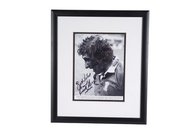 Lot 520 - A collection of autographed rugby union memorabilia