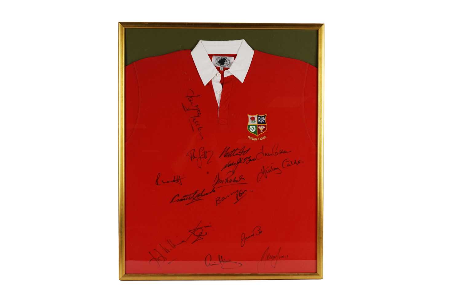 Lot 522 - An autographed Living With Legends Dream Lions rugby shirt