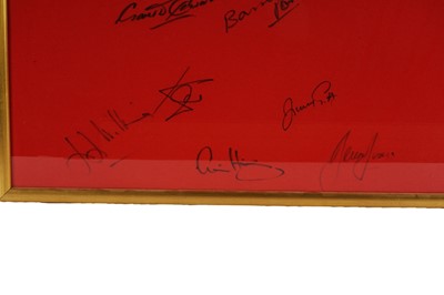 Lot 522 - An autographed Living With Legends Dream Lions rugby shirt