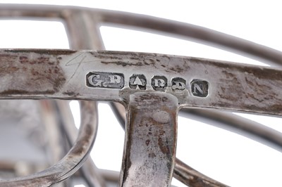 Lot 48 - An early Victorian Scottish provincial silver toast or Bannock rack