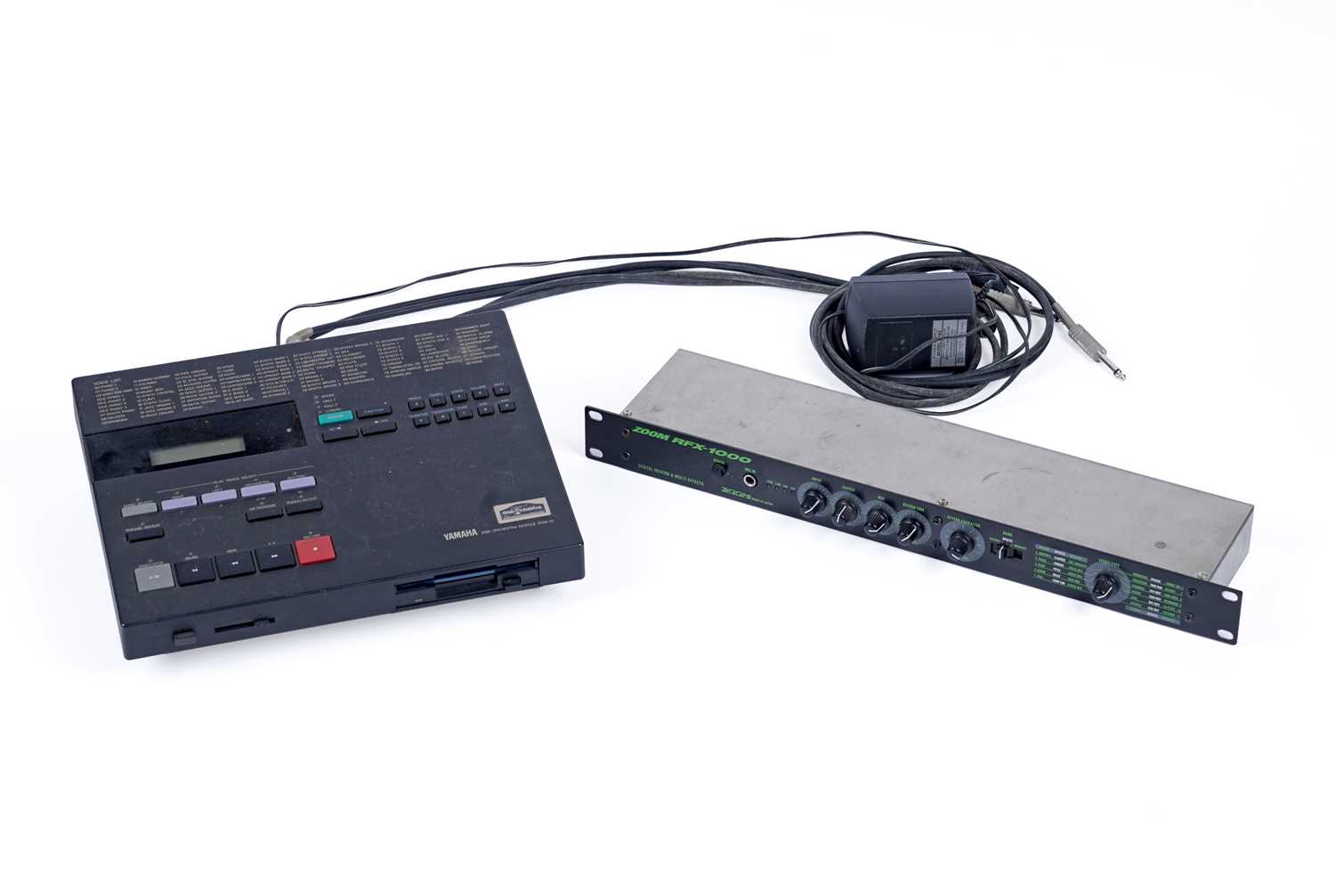 Lot 153 - A Yamaha Disk Orchestra; and a Zoom RFX-1000 reverb and effects unit