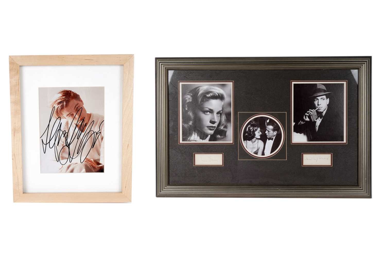 Lot 103 - Four signed photographs
